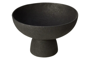 Ciotola Alta in Ceramica Nera Opaca, Design Minimalista, Piatto per Insalata <span class=keywords><strong>e</strong></span> Frutta, Arredamento Moderno per la Casa - Product Image 4
