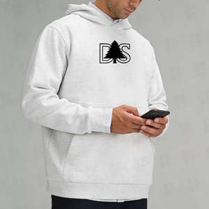 Sudadera con Capucha de Lujo para Hombre, de Venta Caliente, con Bordado de Cadena Personalizado, de Forro Polar Suave y Holgado de 310GSM, para Gimnasio y Fitness, de Corte Cuadrado y Color Sólido - Product Image 3