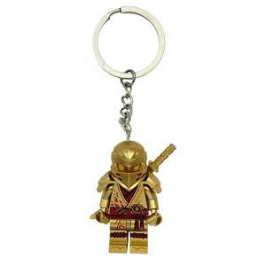 Porte-clés en plastique doré Ninjago, figurine miniature, pendentif pour enfants, compatible avec les jouets, <span class=keywords><strong>sac</strong></span> à <span class=keywords><strong>dos</strong></span> - Product Image 5