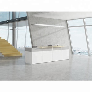 Escritorio Redondo Personalizado Económico para Oficina/Escritorio de Recepción de Gran Tamaño para Hotel - Product Image 2