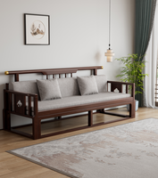 Canapé-lit pliable et extensible en bois massif de style moderne pour la maison, la chambre à coucher, l'école, l'hôtel et la salle de bain pour le salon.