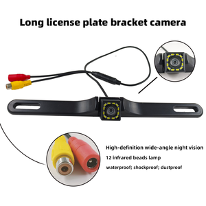 Alta definizione CCD auto telecamera di retromarcia con targa lunga telaio stile americano europeo scatola nera sistema 1 anno di garanzia - Product Image 2