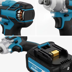 Llave de <span class=keywords><strong>Impacto</strong></span> Eléctrica Inalámbrica de Litio con Enchufe Cuadrado de <span class=keywords><strong>1</strong></span>/<span class=keywords><strong>2</strong></span> Pulgada, de Alto Torque, para Industria Pesada - Product Image 5
