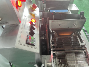 Đậu Phộng Thanh Kẹo Các Loại Hạt Lớp Phủ Máy Sô Cô La Ủ Enrobing Máy - Product Image 6