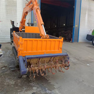 Tracteur à quatre roues, motoculteur rotatif, herse rotative agricole <span class=keywords><strong>de</strong></span> grande taille, machine à broyer le sol sec, machine à labourer, nettoyeur <span class=keywords><strong>de</strong></span> chaume rotatif - Product Image 6