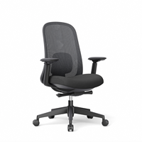 Chaises de bureau ergonomiques contemporaines à hauteur réglable, configuration personnalisable, options de couleur, pivotantes pour le personnel, directement de l'usine