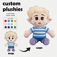Peluches personnalisées Chat Sphynx avec logo, grandes oreilles, animaux en peluche, poupée en tissu coton, doublure en maille, pour anniversaire