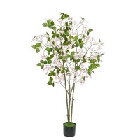 Arbre artificiel de bougainvillier avec des fleurs et des feuilles réalistes pour la décoration de la maison, de l'hôtel et du bureau