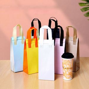 Disposable Non-woven Insulated Food Cooler Bags with Zipper Closure Portable Lunch Bags for Keep Warm - Product Image 6