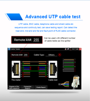 Accessoires pour caméra de sécurité Viewbest 4K, câble réseau RJ45 en métal 8MP, testeur IPC Pro, écran 7 pouces, pour la maison et les projets professionnels