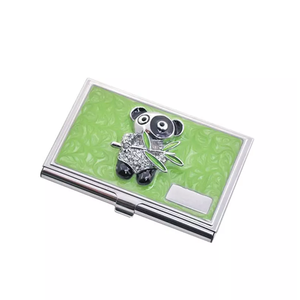 新款时尚产品闪光可爱装饰女性卡护理铝名片夹 - Product Image 4