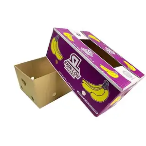 Изготовленный на заказ гофрированная картонная коробка для овощей и фруктов, включая помидоры, картонная бумага толщиной 5 мм для упаковки подарочной коробки