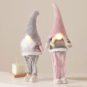 Factory Direct <b>Sale</b> Creative Light-Up <b>Gnome</b> Figures Bulk Christmas Decorations - Product Image 2