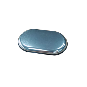 Bandeja Oval de Metal para Enrolar com Tampa Magnética Personalizável Armazenamento Leve para Ervas Tabaco e Acessórios Marca MS - Product Image 3