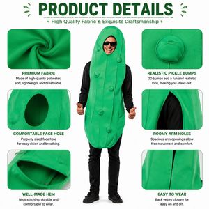Costume de cosplay Pickle pour hommes, tenue de jeu de rôle anime, nouveau style pour adolescents, robe de soirée fantaisie - Product Image 4