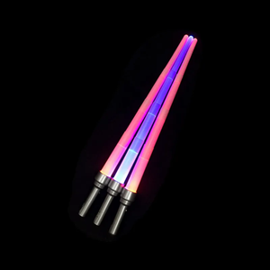Neue Regenbogen Lasers chwert erweiterbare leuchtende Spielzeug Flash <span class=keywords><strong>Wand</strong></span> LED Kids Party - Product Image 3