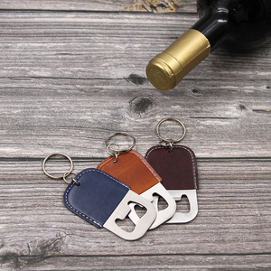 Llavero abridor de botellas de cuero PU, regalo de cumpleaños de Navidad para hombres, abridor de botellas para bebidas, llavero, abridor de botellas personalizado - Product Image 4