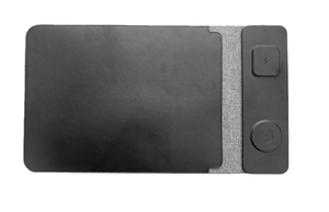 IStapromo Gifts <b>16</b>-inch Waxed Leather Laptop Sleeve 15W Dual Wireless Charging Magnetic Charging PD High-End <b>Birthday</b> Gift Whole - Product Image 2