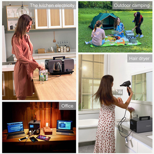 HOUNY Meilleure vente Station d'alimentation portable 1000W avec protection de haute qualité Batterie de secours solaire pour la maison Batterie d'urgence - Product Image 2