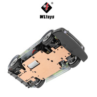 284131 Weili Camion électrique à quatre roues motrices, échelle 1:28, voiture de course RC à dérive, télécommande sans fil, utilisation en intérieur, plastique