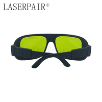Lunettes de sécurité laser certifiées haute performance à transmission de 40 %, pleine monture, pour 450 nm, 808 nm, 980 nm, 1064 nm