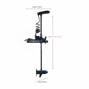 Marine electrical propulsion with brushed trolling motor