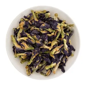 Factory manufactures Herbal tea Natural Dried Flower tea Blue Butterfly Pea Tea With Private Label