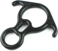 40KN Grande Figure 8 Anneaux Descendeur de Corde Pour Dispositif d'assurage Escalade Rappel Sauvetage Danse Aérienne Canyoning Gear Equipment