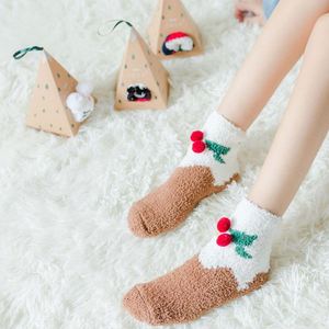 Calcetines de Coral de Alta Calidad al por Mayor, Calcetines Divertidos de Navidad, Calcetines Gruesos de Invierno - Product Image 6