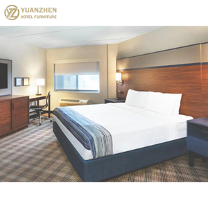 Высококачественная мебель для гостиничных проектов в американском стиле: комплекты для спален с кроватями размера King и Queen для современных гостиничных номеров - Product Image 6