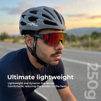 Casque de vélo de route en PC avec design dégradé, système de protection rotative, doublure anti-odeur organique, confortable été/hiver