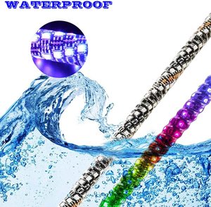 3ft/4ft/5ft RGB Giấc Mơ Màu Roi Ánh Sáng Với 180/270/<span class=keywords><strong>360</strong></span>/450 <span class=keywords><strong>LED</strong></span> Roi Ánh Sáng Với Cờ Cực Điều Khiển Từ Xa L RGB Chase Ánh Sáng - Product Image 3