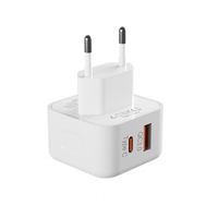 Double alimentation 20W Type C Chargement 2 Ports A + C Desktop USB a QC3.0 PD Chargeur mural portable