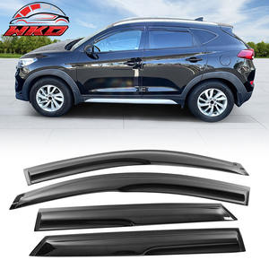Pare-pluie en acrylique style Mugen pour Hyundai Tucson 16-21, lot de 4 pièces - Product Image 1