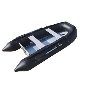 Bote Inflable de PVC Reforzado con Fondo Rígido de Aluminio <span class=keywords><strong>para</strong></span> 6 Personas, Balsa de Rescate - Product Image 2