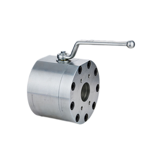 Válvula de Bola Hidráulica de Acero Inoxidable de 2 Vías PN210 PN420 KHSE con Brida, Venta al por Mayor - Product Image 1