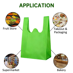 Sac fourre-tout réutilisable en non-tissé avec logo personnalisé |   Sac de courses écologique et recyclable pour les magasins et la vente en gros - Product Image 6
