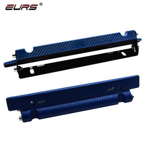 Soporte Universal Ajustable para Matrícula de <span class=keywords><strong>Coche</strong></span>, Soporte de Montaje Automático para Placa de Matrícula de Carreras de Fibra de Carbono - Product Image 6