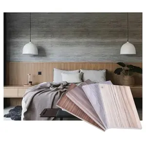 Revestimiento de pared interior de alta calidad de silicato de calcio Feifan HD panel de pared de revestimiento alternativo de grano de madera de estilo contemporáneo