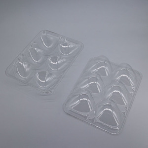 Proper Price PET Plastic Food Moving Packaging Box Thermal Insulation Low-temperature Resistant Transparent Rectangle <strong>Egg</strong> <strong>Tray</strong> - Product Image 3