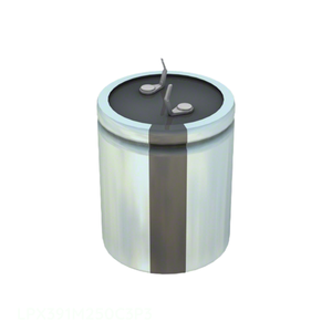 ตัวเก็บประจุแบบมีรูสำหรับ390 uF ฝาปิด LPX391M250C3P3ของแท้20% uF 250V - Product Image 1