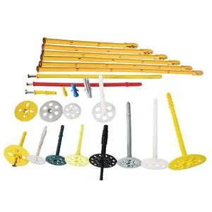 60Mm Máy Giặt Cách Nhiệt Sửa Chữa Nail Mở Rộng Nhựa Neo Nhựa Mở Rộng Tường Bên Ngoài Cách Nhiệt Móng Tay