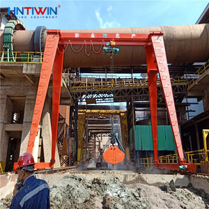 Grue <span class=keywords><strong>portique</strong></span> monopoutre à rail de 35 tonnes pour levage de pierres, certifiée CE, fabriquée par HNTIWIN - Product Image 3