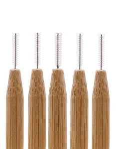 Logotipo personalizado Eco-Friendly Home Dental <span class=keywords><strong>Interproximal</strong></span> I Shape Bambú Interdental <span class=keywords><strong>Cepillo</strong></span> de <span class=keywords><strong>dientes</strong></span> suave Ortodoncia Antibacteriano - Product Image 3