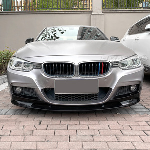 Car Front Bumper Lip Spoiler Diffuser Splitters Body Kit Aprons Cover Guard Trim for BMW 3-Series F30 F31 M-Tech 320i 2013-2019 - Product Image 4