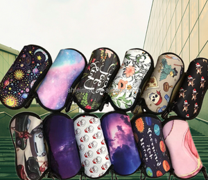 저렴한 울트라 라이트 네오프렌 지퍼 안경 케이스 소프트 선글라스 케이스 휴대용 아이웨어 파우치 야외 - Product Image 6