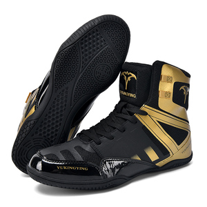 Nouveautés Chaussures de lutte et de boxe pour hommes avec empeigne en mesh et semelle en caoutchouc pour toutes les saisons - Product Image 1