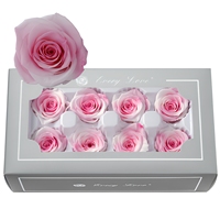 Nouvelle Collection 2026 : Têtes de Roses Éternelles Style Bohème (8 Têtes, 4-5cm) – Vente en Gros Direct Usine pour Décoration de Mariage