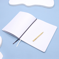 Journal de couleur neutre esthétique, carnet en papier kraft vierge, s'ouvre à plat pour les amoureux des livres, suivi de lecture, scrapbooking, artisanat