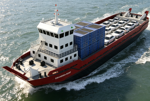 Bateaux-barges en acier Grandsea <span class=keywords><strong>de</strong></span> 36 m, navires <span class=keywords><strong>de</strong></span> chargement, navires <span class=keywords><strong>de</strong></span> <span class=keywords><strong>transport</strong></span> <span class=keywords><strong>de</strong></span> voitures RoRo - Product Image 3